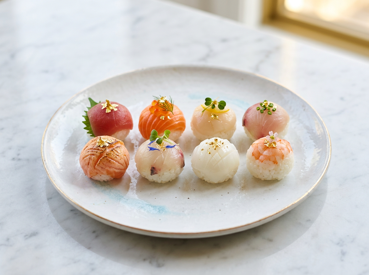 手毬寿司：華やかさと食べやすさ